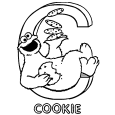 230x230 Top 25 Free Printable Cookie Monster Coloring Pages Online