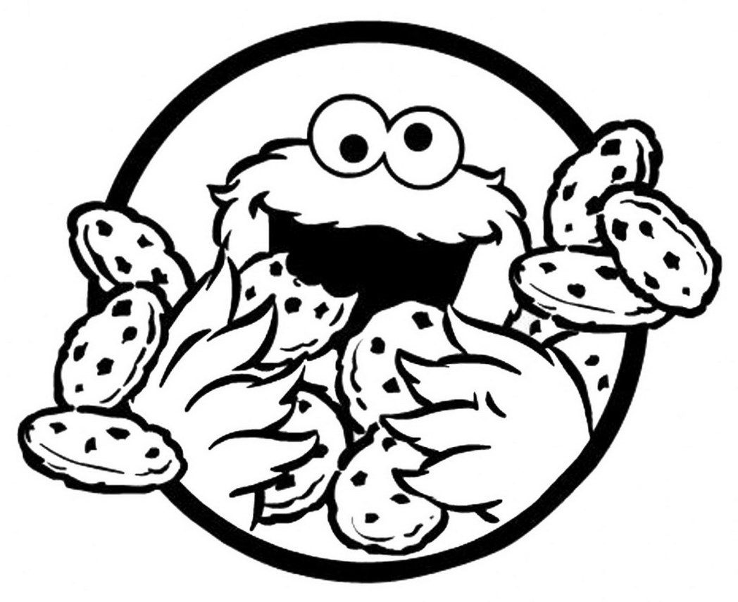 1048x855 Cookie Coloring Pages Best Of Cookies Coloring Page Coloring Home
