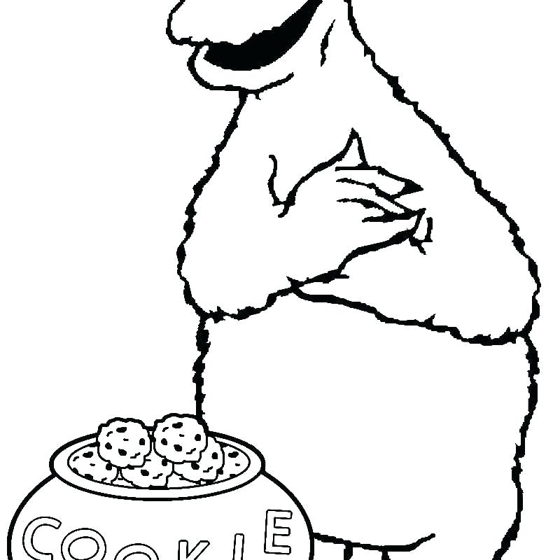 Cookie Jar Coloring Page
