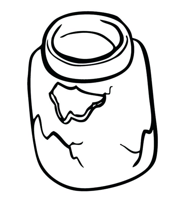 600x701 Cookie Coloring Pages Broken Cookie Jar Coloring Pages Bulk Color