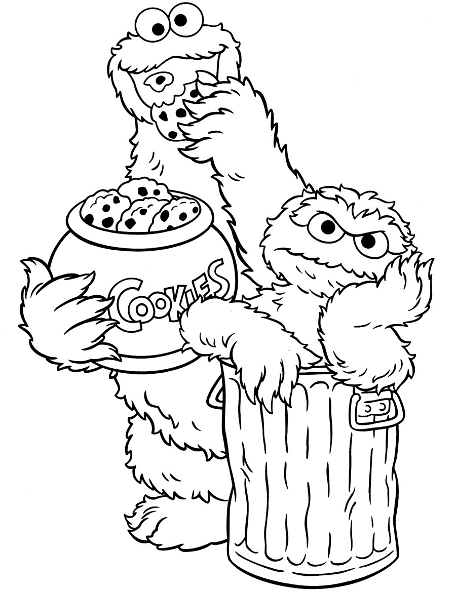 900x1165 Cookie Monster Coloring Page With Wallpapers Mayapurjacouture