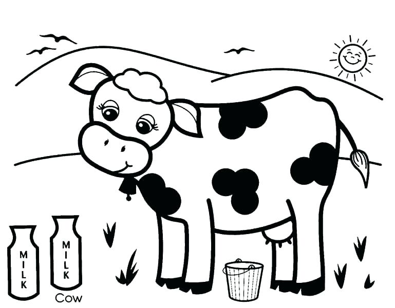769x600 Milk Coloring Pages A Healthy Milk From Milk Carton Coloring Page