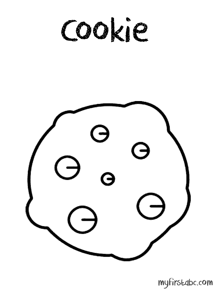 718x958 Cookie Coloring Pages