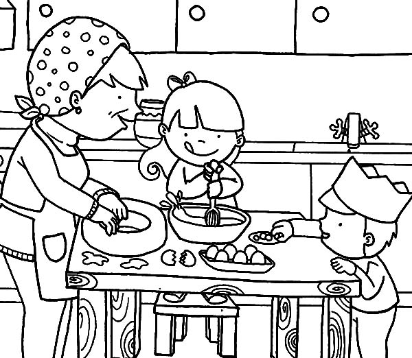 600x522 Cooking Coloring Pages Cooking Coloring Page New Picture Cooking
