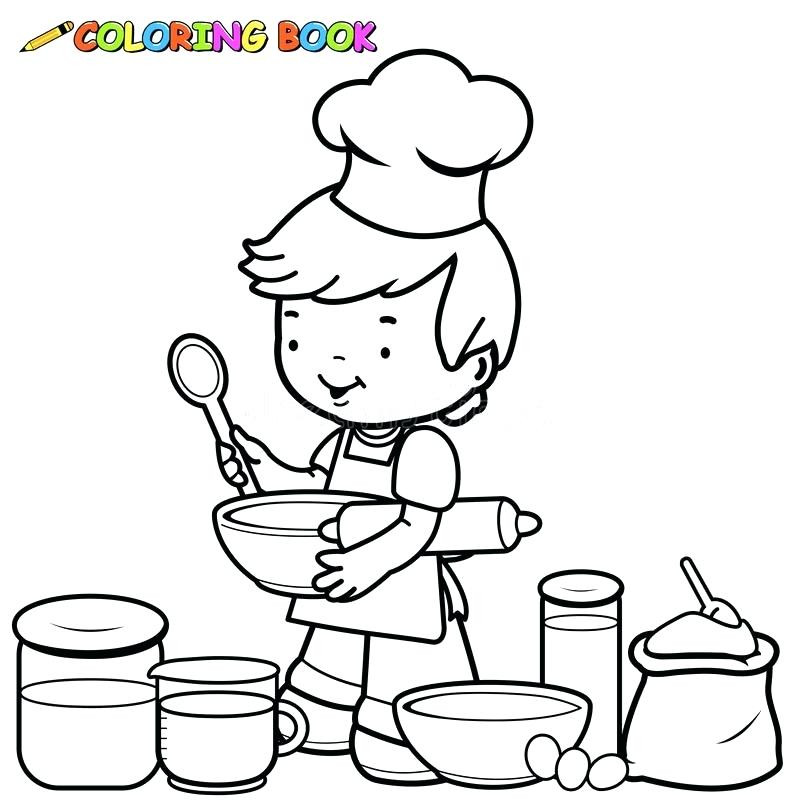 Cooking Coloring Pages Printable