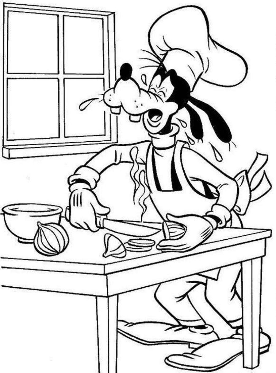900x1214 Cooking Coloring Pages 19 O Page Cook Jobs 58 Printable 12 Sheets
