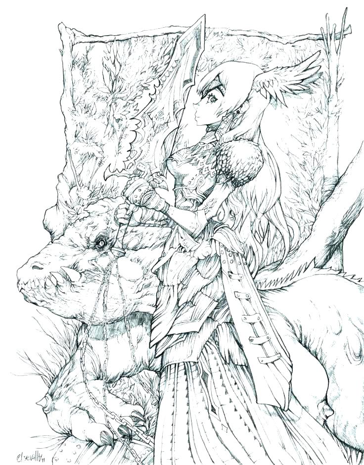 736x940 Fantasy Coloring Pages Cool Mandala Coloring Pages Cool Animal