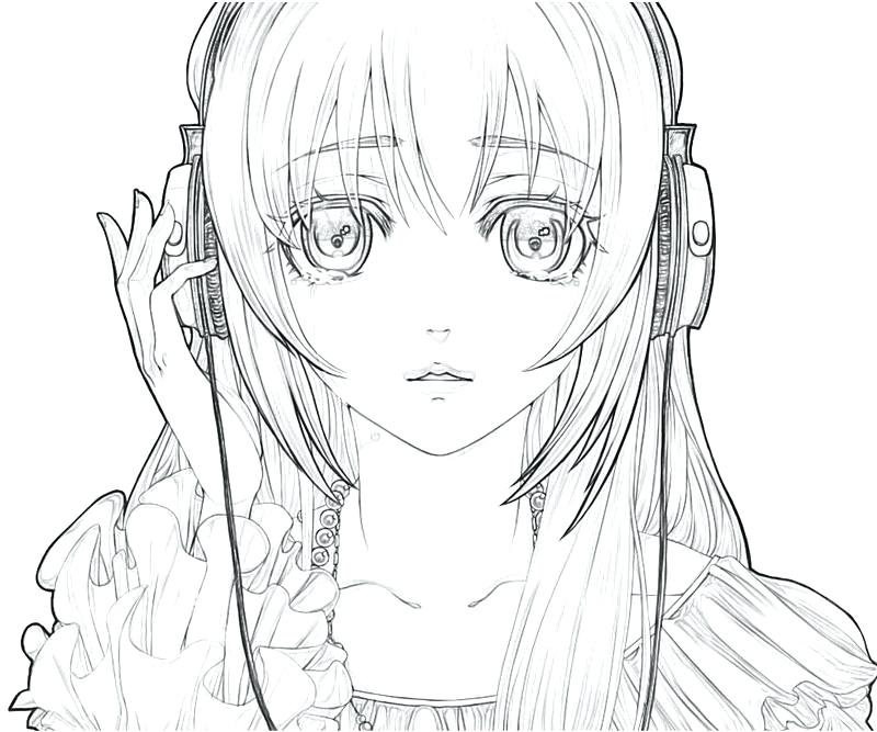 800x667 Anime Girl Coloring Pages Cute Anime Cat Coloring Pages Coloring