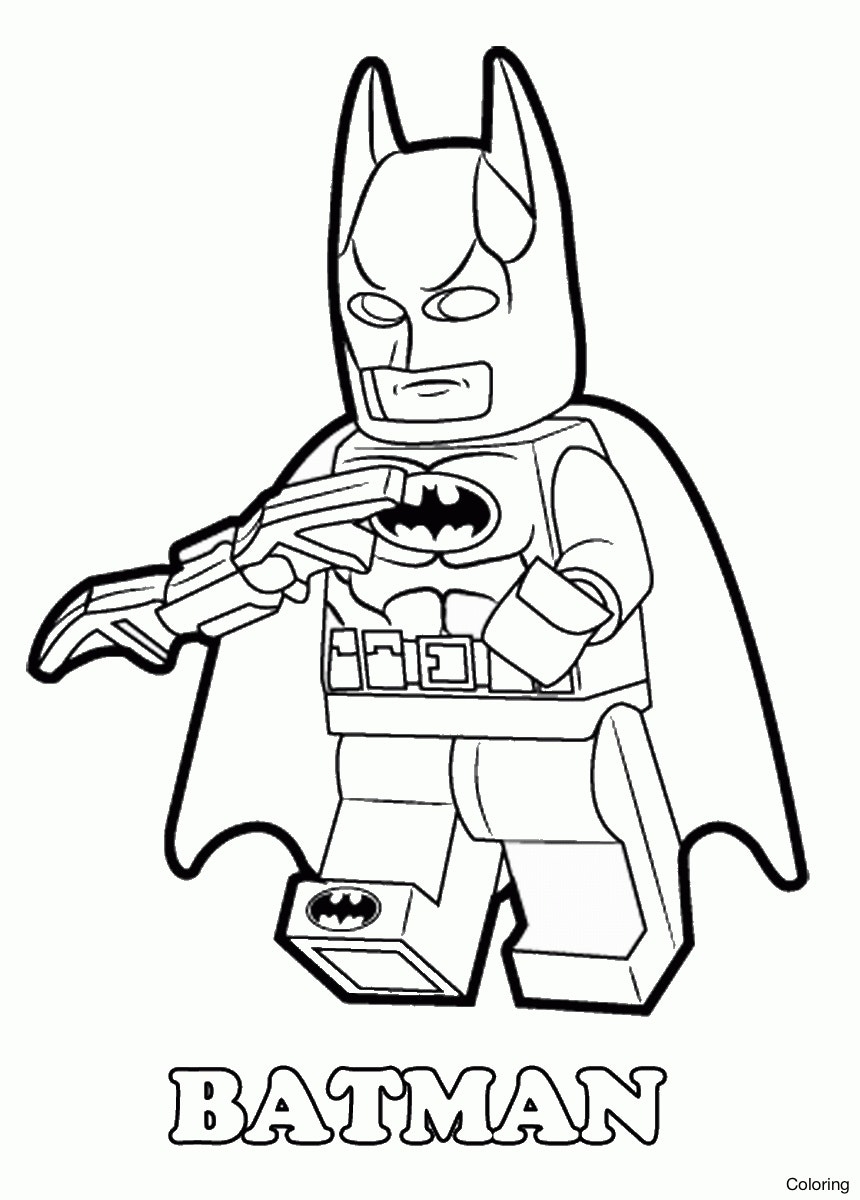 860x1200 Cool Free Lego Batman Coloring Pages