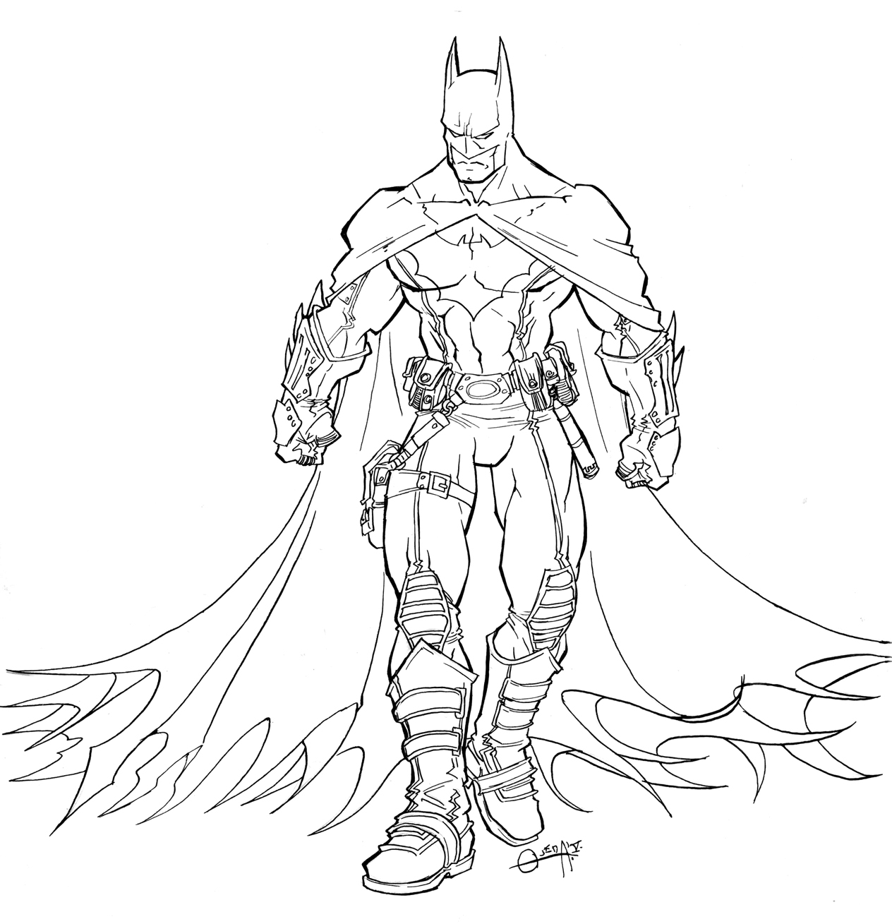 1264x1309 Printable Batman Coloring Pages Kids Free Coloring Pages