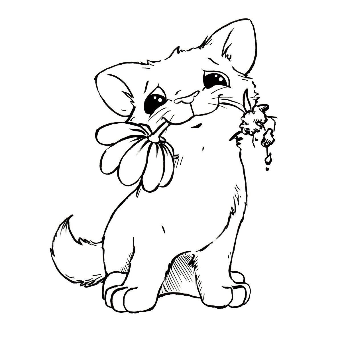 1200x1200 New 170 Best Cat Coloring Images