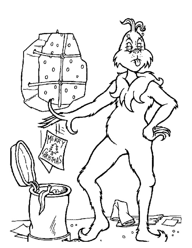 800x1034 How The Grinch Stole Christmas Coloring Pages Page Cool Of Acpra