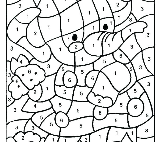 678x600 Color By Numbers For Adults