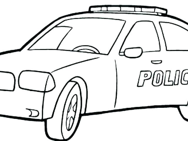 640x480 Race Car Coloring Pages Free Printable Police Page To Print Cool