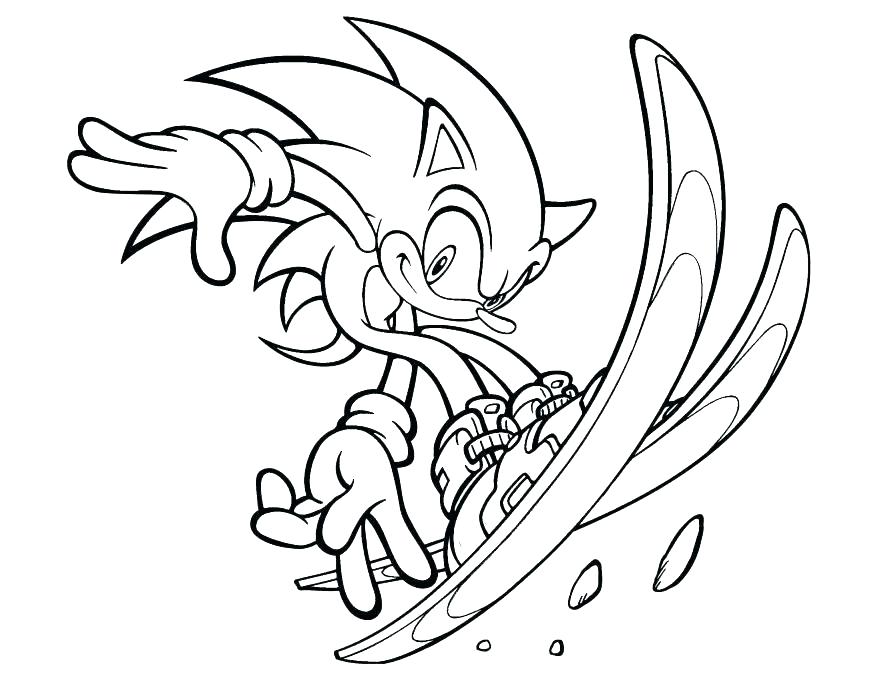 878x680 Sonic Coloring Pages Printable Sonic Coloring Pages Coloring Pages