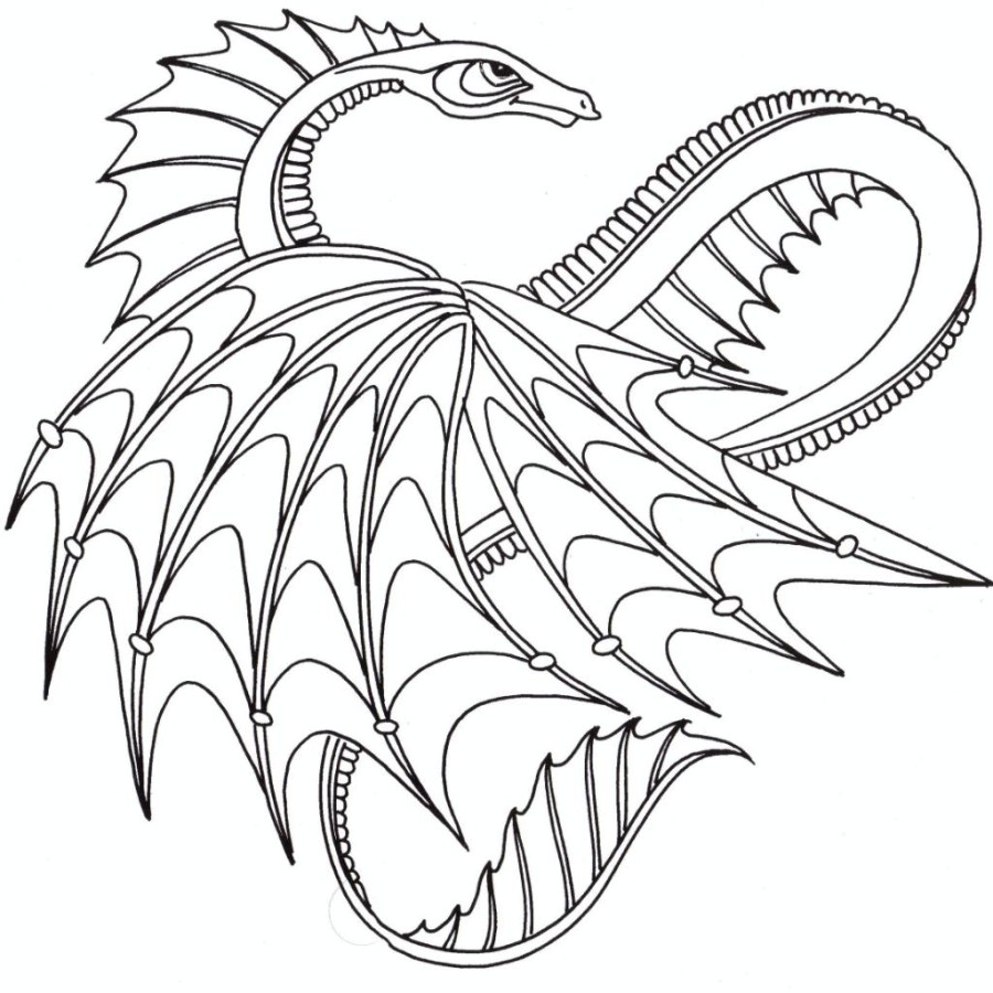 900x900 Unparalleled Coloring Pages Of Real Dragons Pr