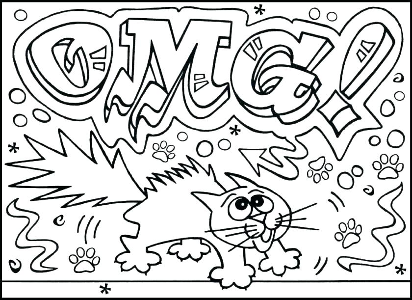840x611 Fun Coloring Pages For Older Kids