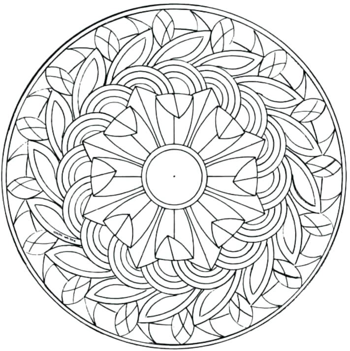 711x712 Coloring Pages For Older Kids