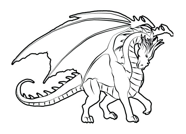 Cool Coloring Pages Of Dragons