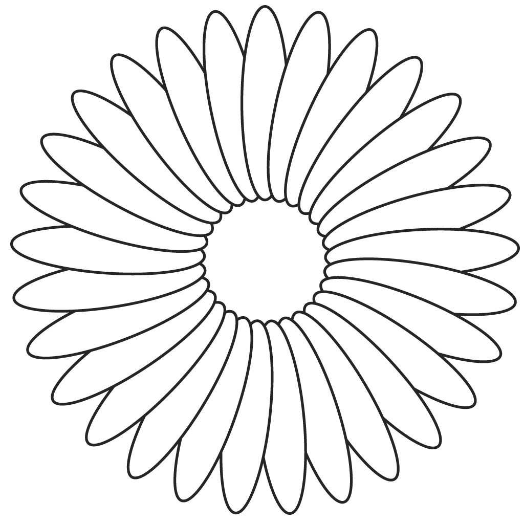 1024x1024 Awesome Vases Flower Vase Coloring Page Pages Flowers In A Top I