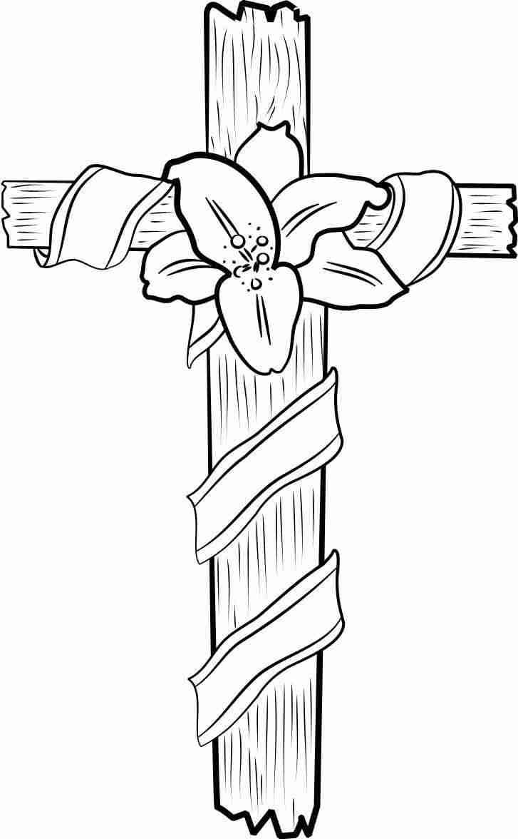 727x1176 Cross Coloring Pages Free Printable For Cool Of Crosses Olegratiy