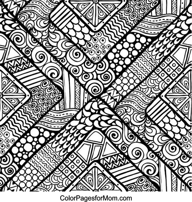 640x674 Coloring Pattern Pages 26 Cool Pattern Coloring Pages Fox Pattern