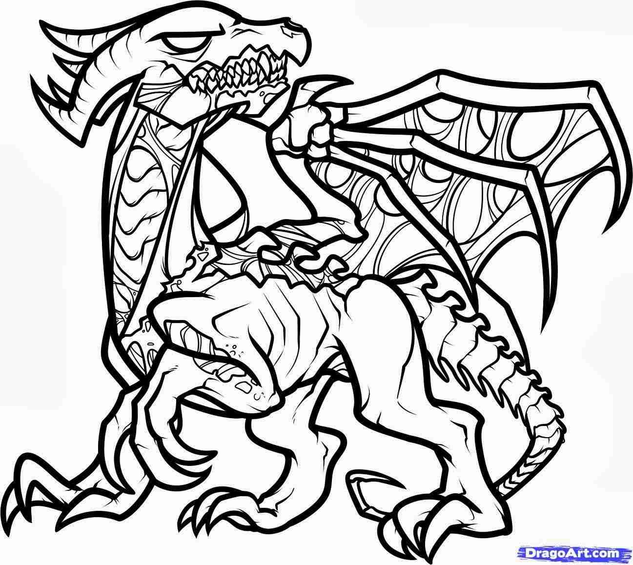 1297x1158 Minecraft Coloring Pages Ender Dragon 2 For Kids Cool Olegratiy