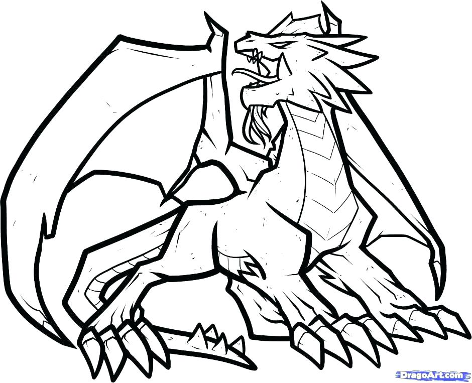 940x763 Dragon Coloring Pages Printable Devon Creamteas