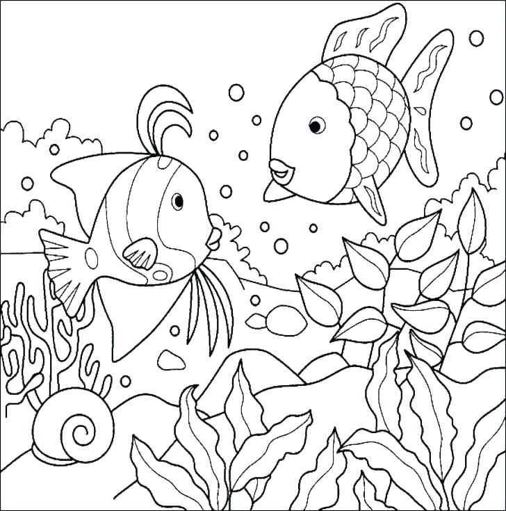 728x735 Clown Fish Coloring Pages