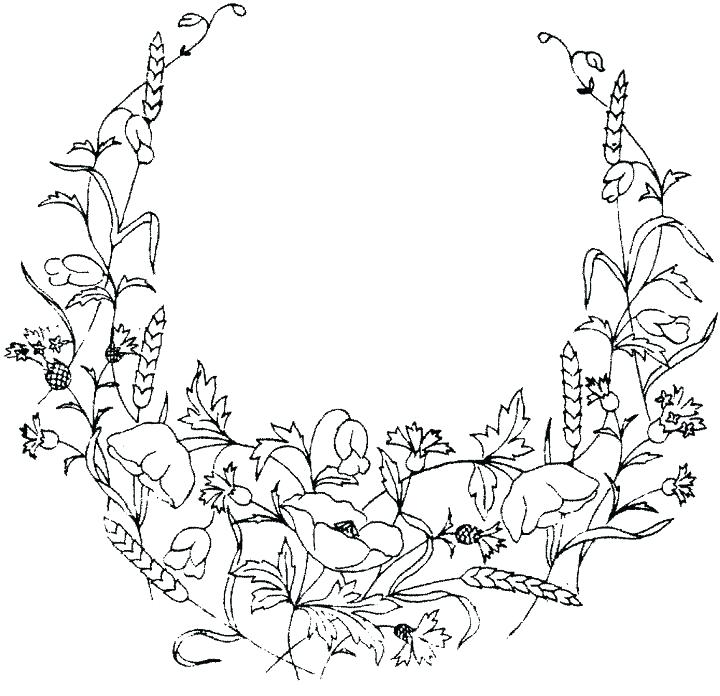 720x696 Cool Flower Coloring Pages