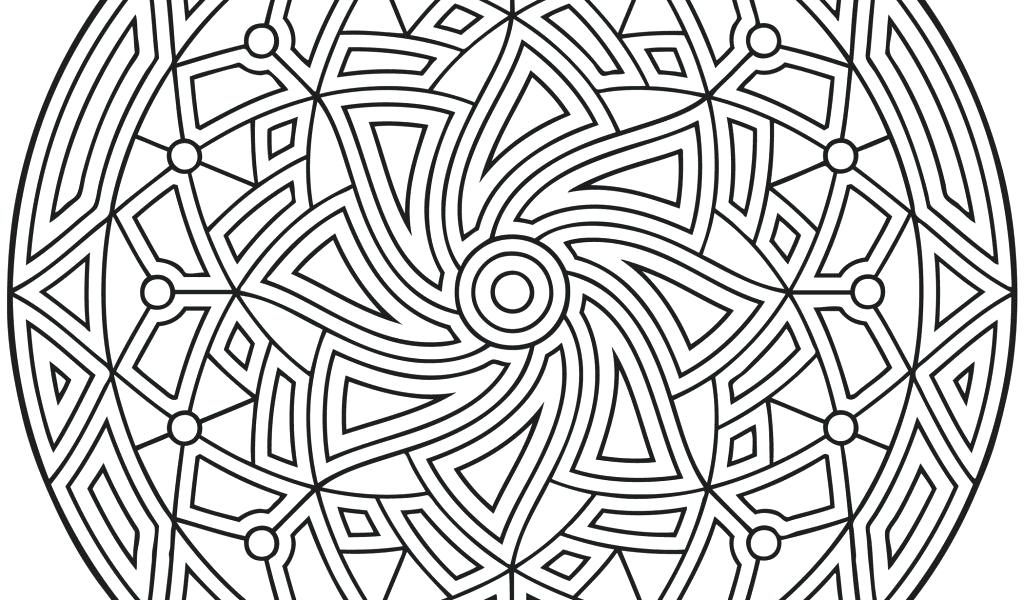 1024x600 Geometric Coloring Pages Free Free Printable Geometric Coloring