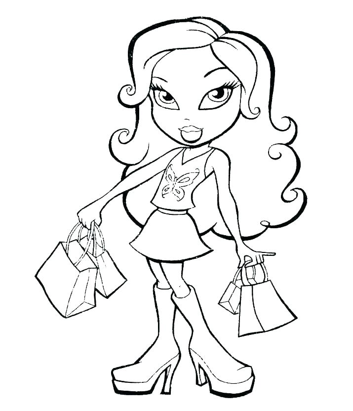 715x832 Cool Girl Coloring Pages Impair.co