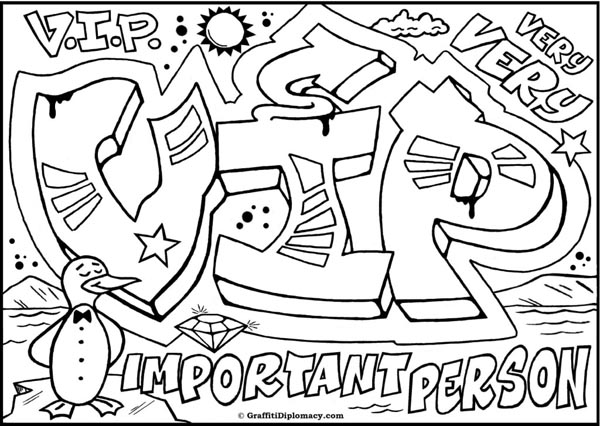 600x426 Graffiti Coloring Pages