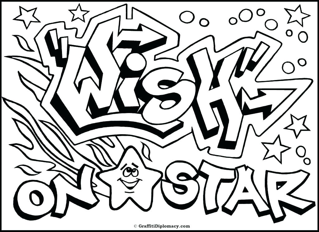 1024x745 Coloring Graffiti Letters Cool Graffiti Coloring Pages Graffiti