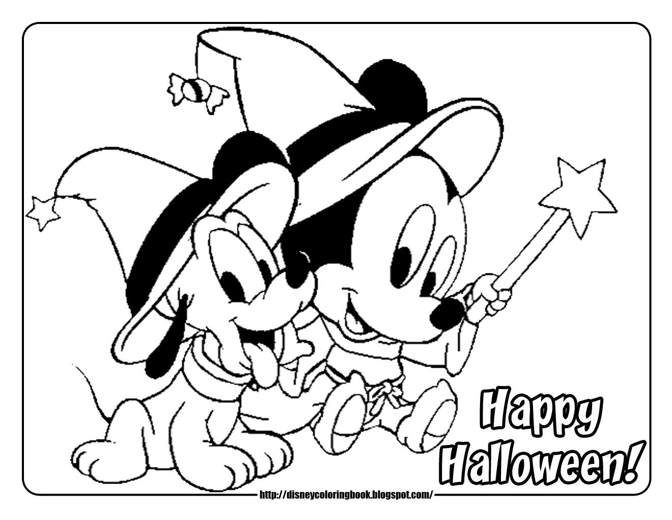 1320x1020 Halloween Coloring Pages For Kids Baby Minnie Within