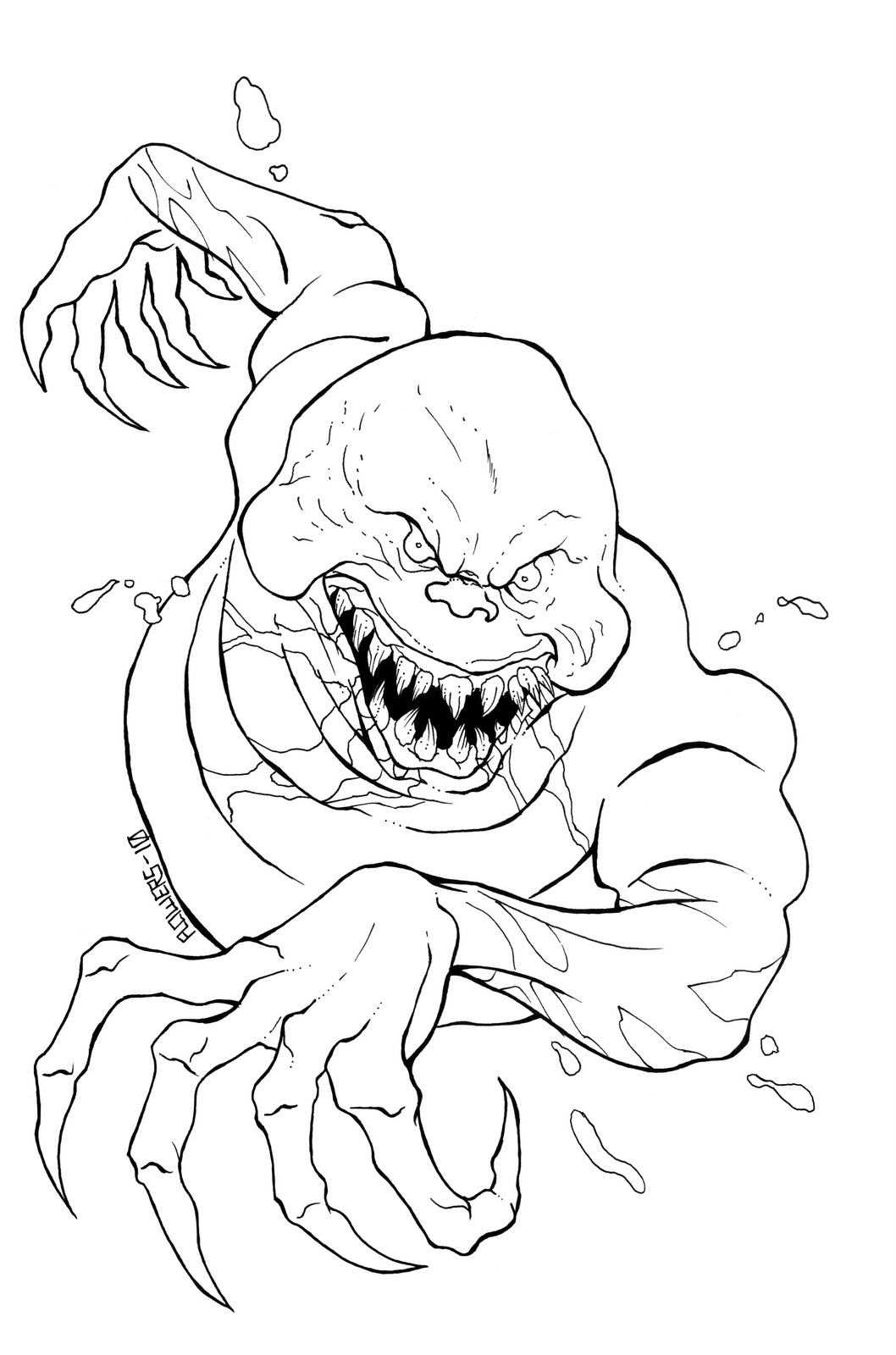 1058x1600 Awesome Scary Coloring Pages Best Coloring Pages For Kids Free