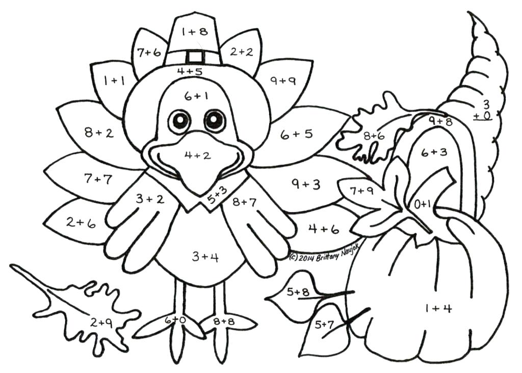 1024x732 Color Math Worksheets Kids Coloring Color By Number Worksheets