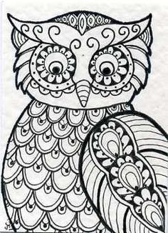 236x326 Detailed Owl Coloring Pages For Adults Of Owls Amazing