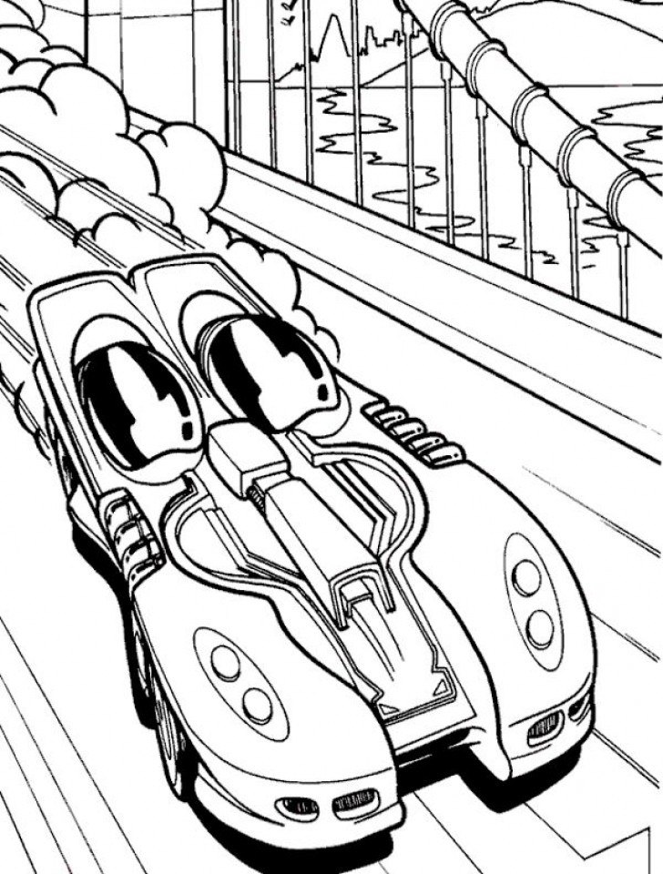 Cool Race Car Coloring Pages