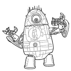 Cool Robot Coloring Pages