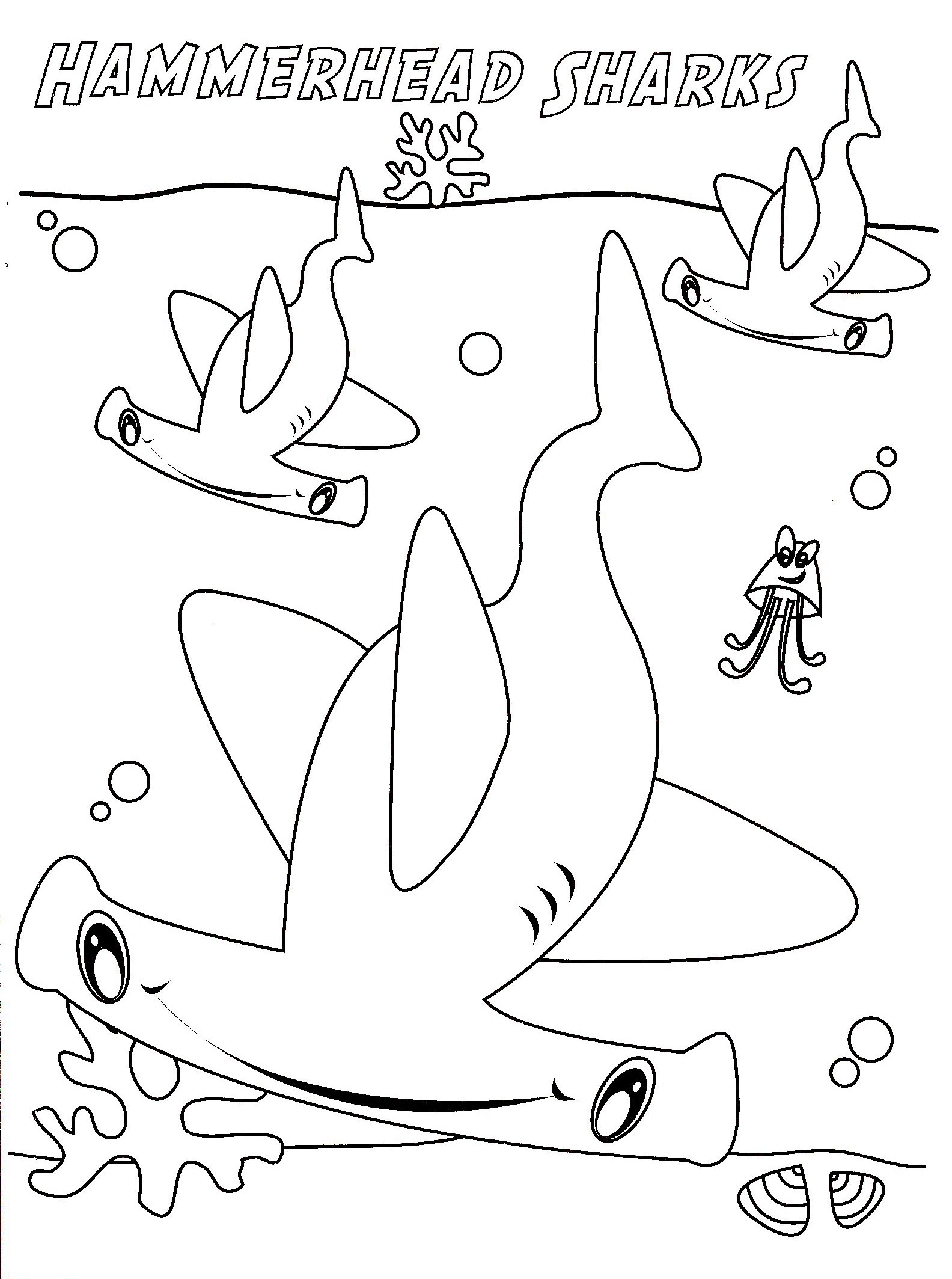 1584x2127 Cool Shark Coloring Pages To Print Coloring Pages Amp Coloring Books