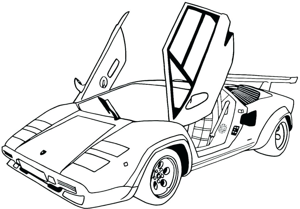 1043x725 Cool Car Pictures To Color Cars Color Pages Inspiring Car Color