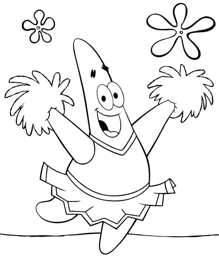 736x866 Patrick Star Coloring Page Star Coloring Page And Coloring Pages