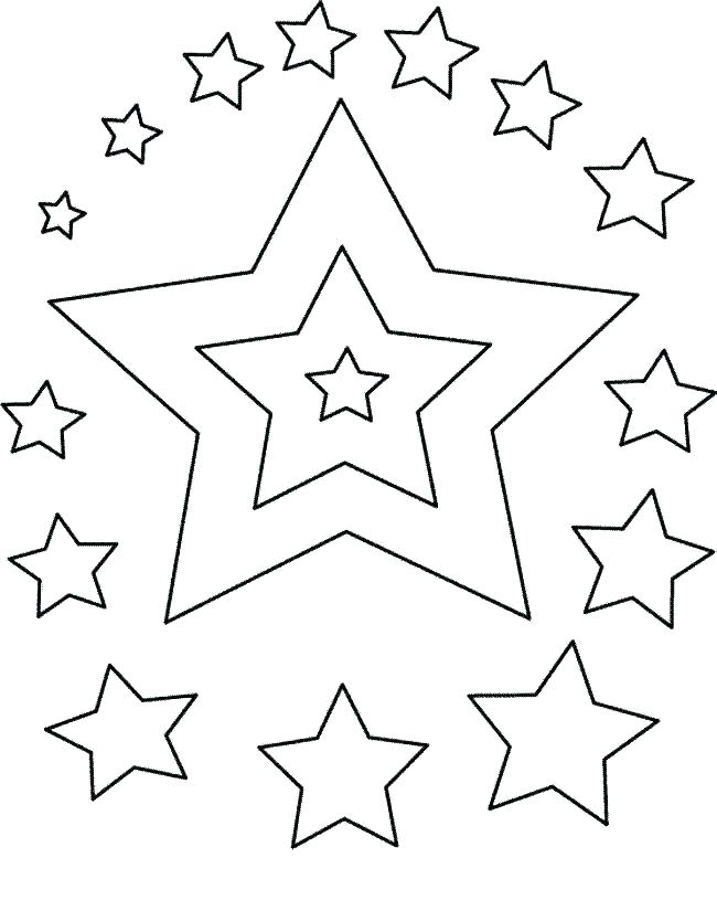 650x815 Star Colouring Pages 12