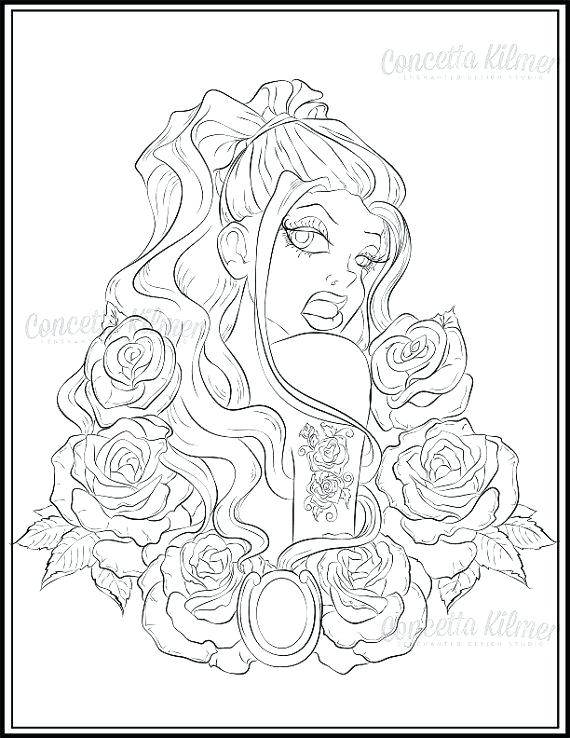 Cool Tattoo Coloring Pages