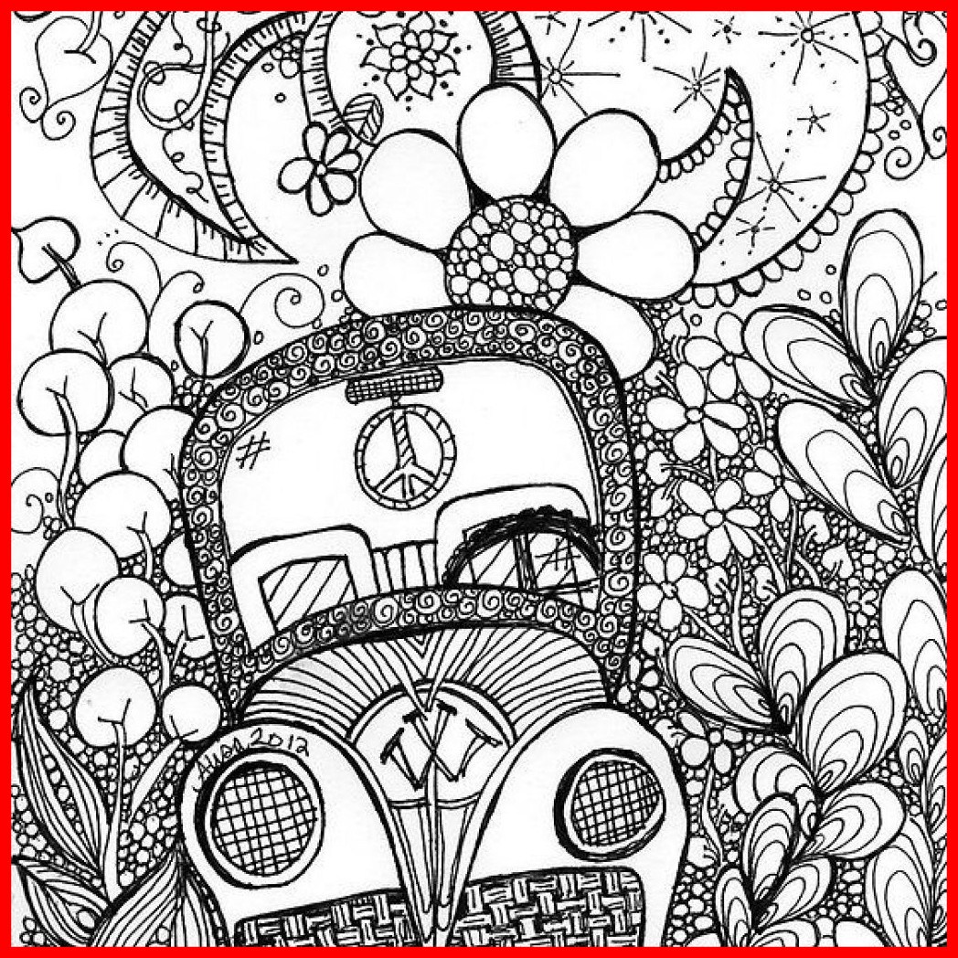 1048x1048 Amazing Trippy Car Doodle Art Coloring Page Pict Of Coolest
