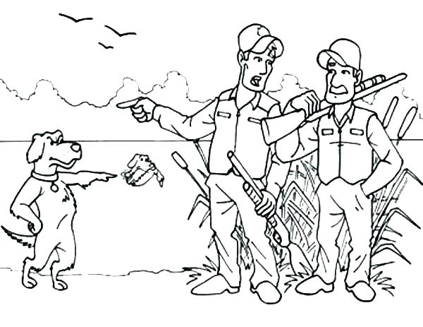 600x463 Deer Hunting Coloring Pages Hunting Coloring Pages Dog Hunting