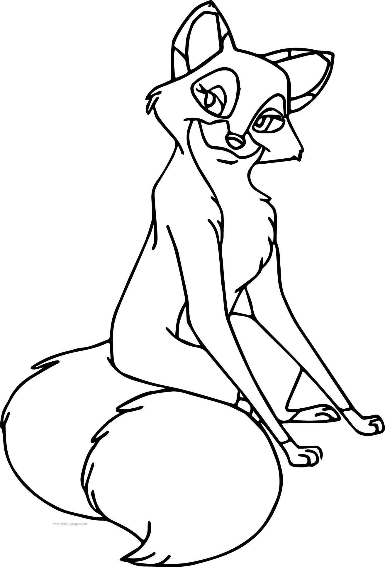 1313x1930 Fancy The Fox And The Hound Coloring Pages Photo