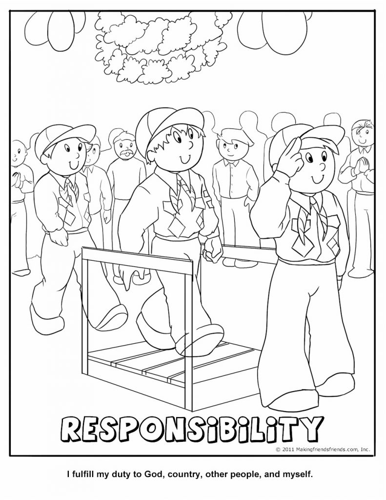 791x1024 Cub Scout Coloring Pages