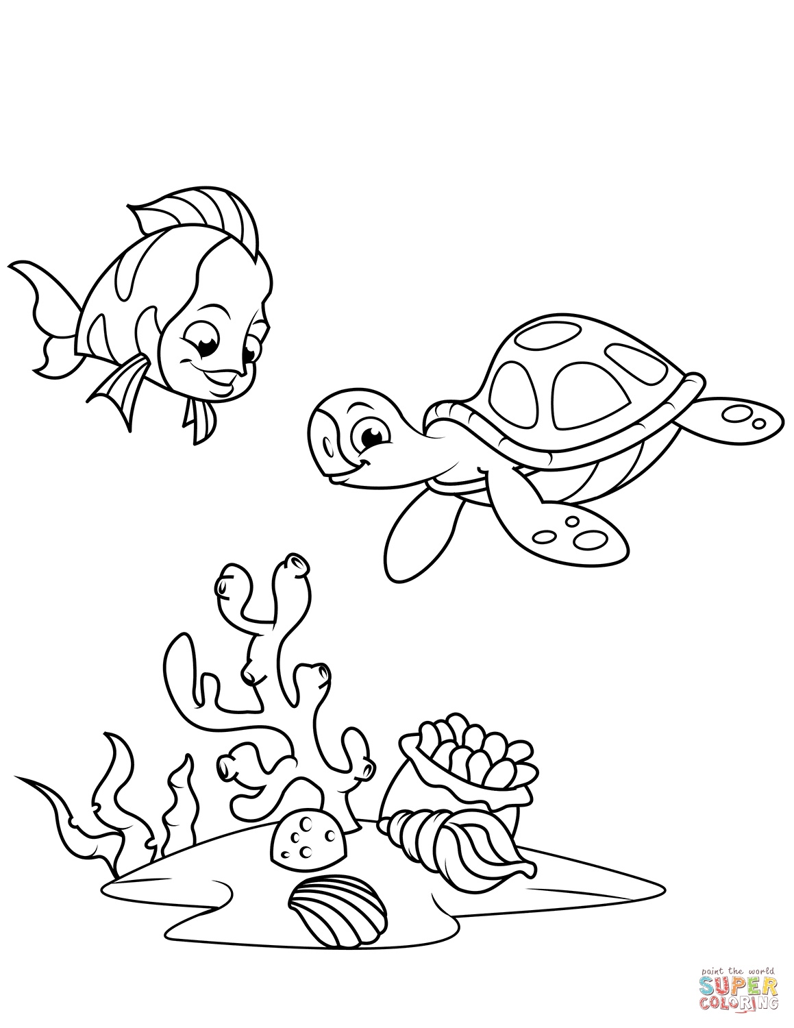 1159x1500 Inspirational Coral Coloring Page 13 Free Coloring Pages